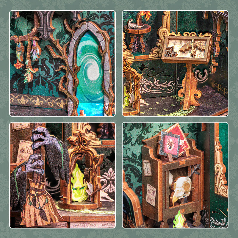 The Darkness Herbarium | CUTEBEE DIY Book Nook Kit