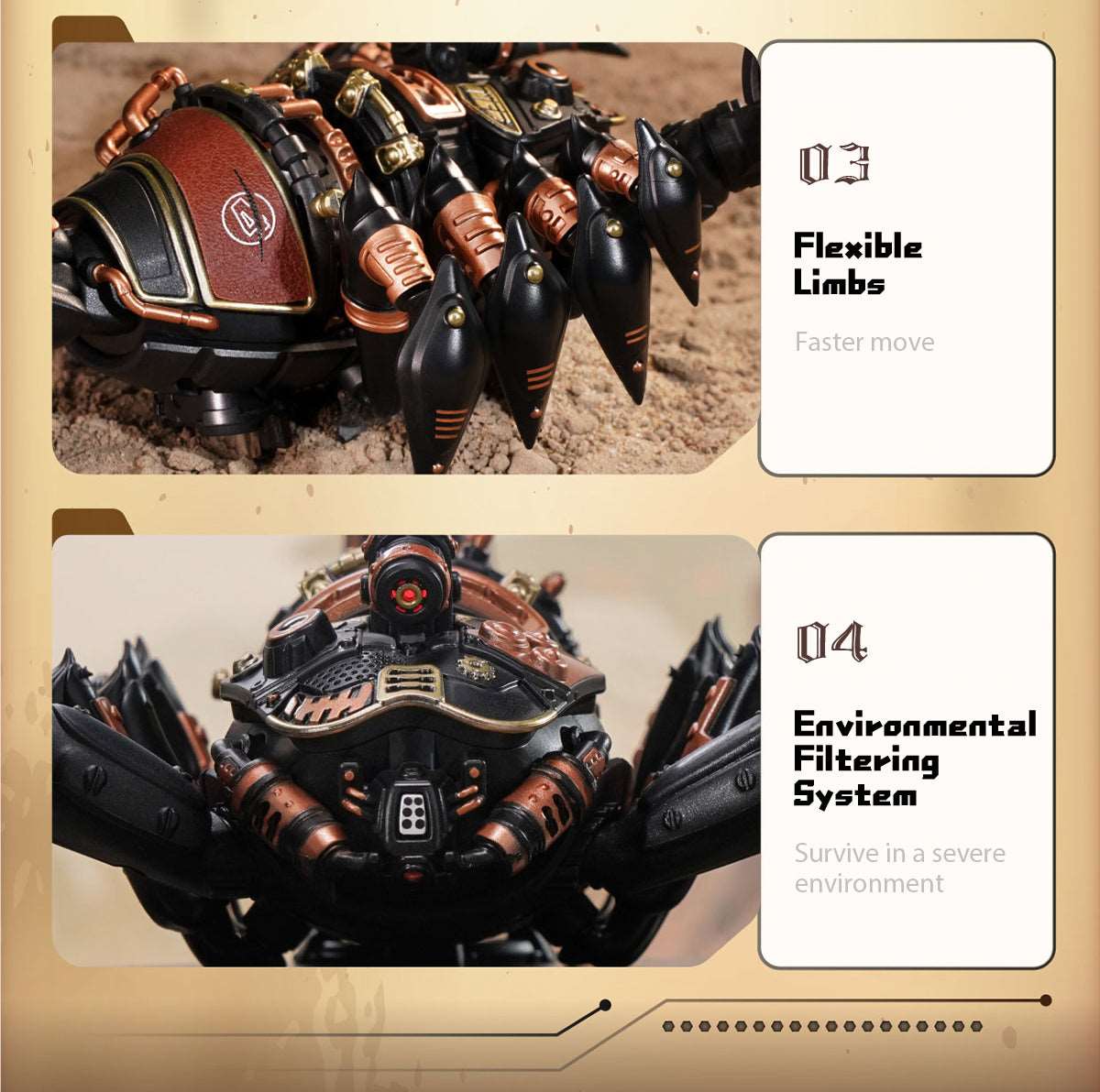 Emperor Scorpion Model DIY 3D Puzzle