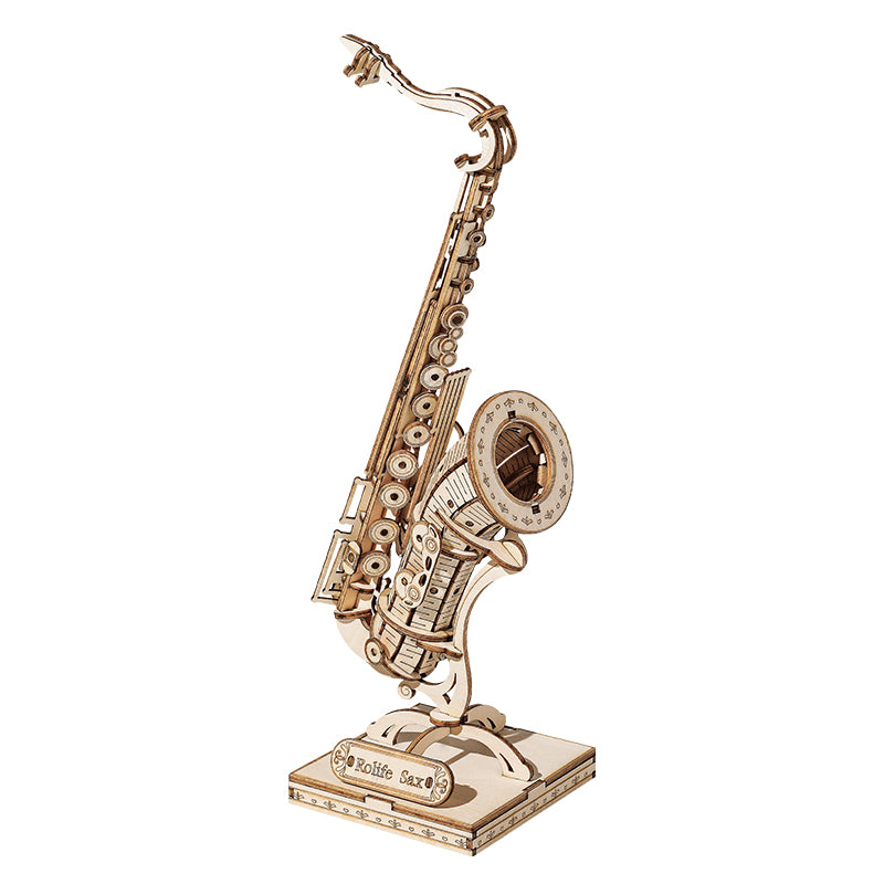 Saxophone 3D Wooden Puzzle Rolife TG309