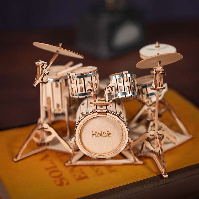 Drum Kit 3D Wooden Puzzle