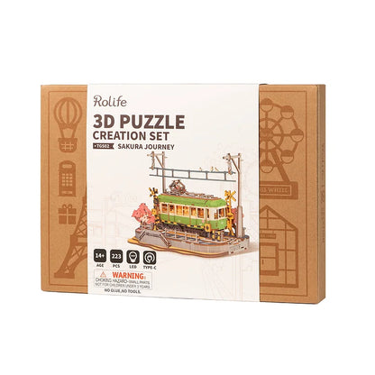 Sakura Journey 3D Wooden Puzzle