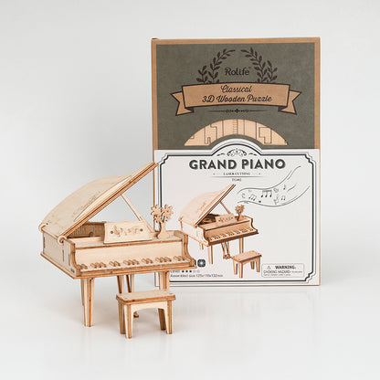 Grand Piano 3D Wooden Puzzle