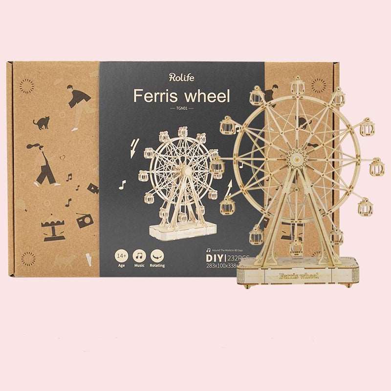 Ferris Wheel 3D Wooden Puzzle Music Box