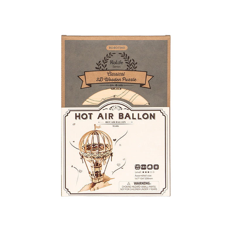 Hot Air Balloon 3D Wooden Puzzle