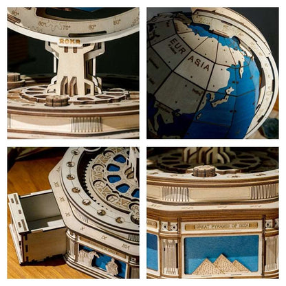 The Globe Model 3D Wooden Puzzle