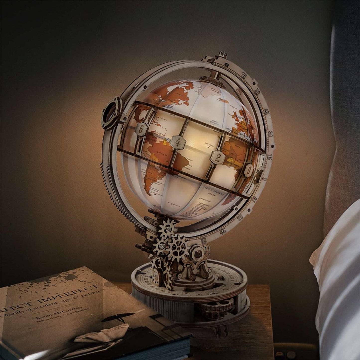 Luminous Globe 3D Wooden Puzzle