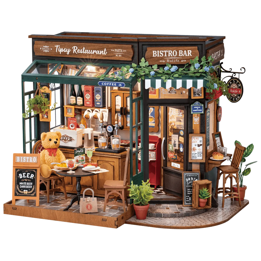 ROLIFE Tipsy Restaurant DIY Miniature Kit DG167