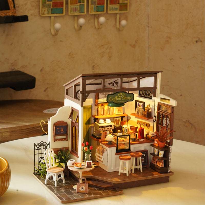 Slow Life Café Miniature House Rolife DG162