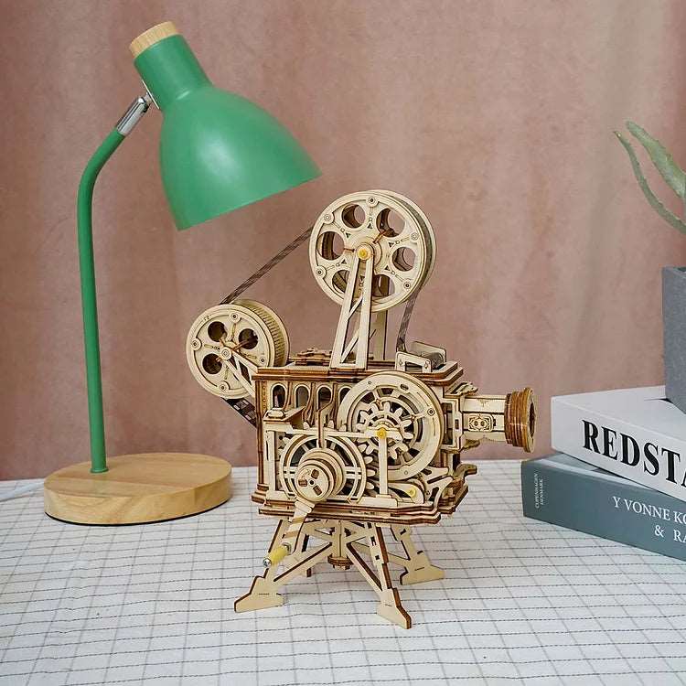 Vitascope Movie Projector 3D Wooden Puzzle ROKR LK601