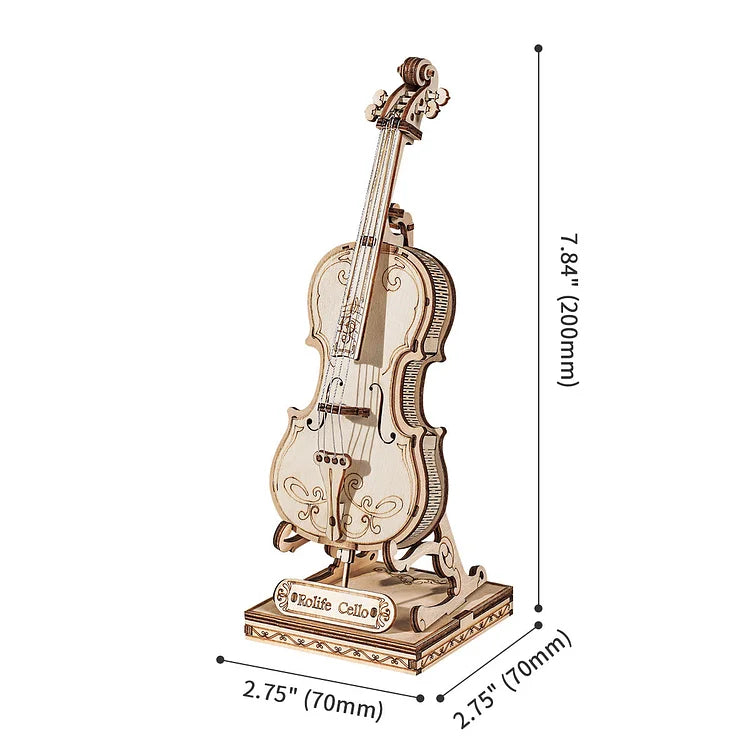 Cello 3D Wooden Puzzle