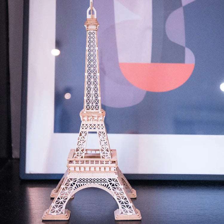 Eiffel Tower Model 3D Wooden Puzzle Rolife