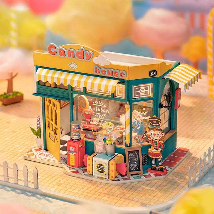 Rainbow Candy House DIY Miniature House