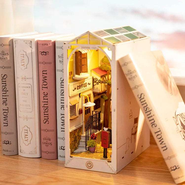 Sunshine Town Book Nook Shelf Insert Rolife TGB02