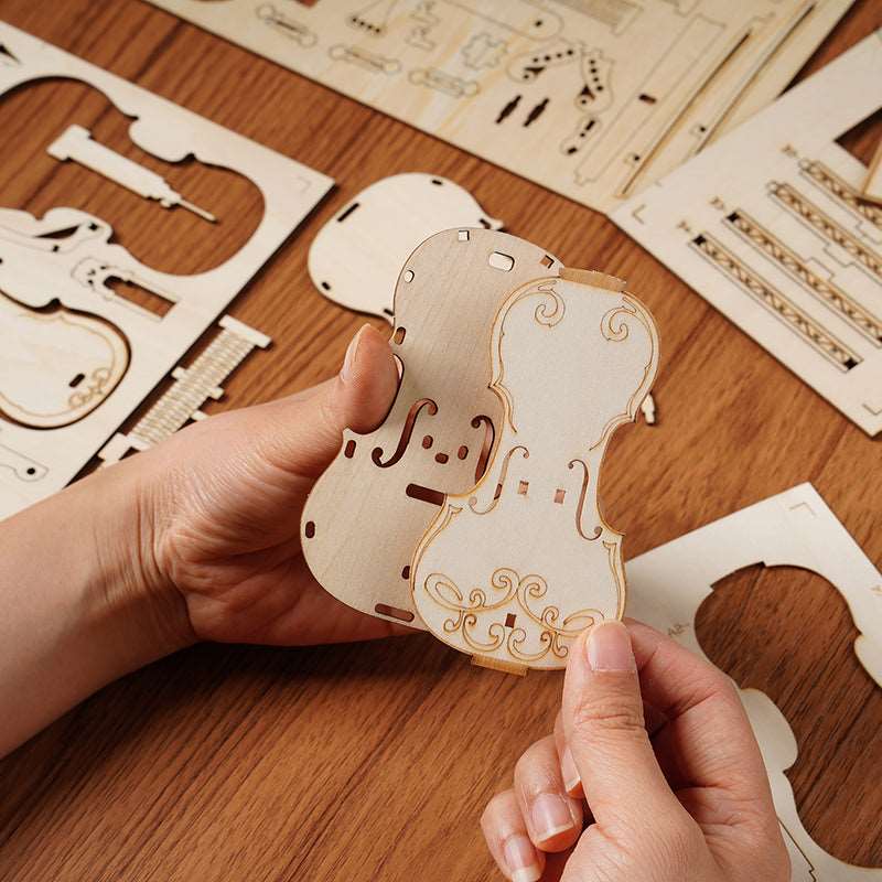 Cello 3D Wooden Puzzle