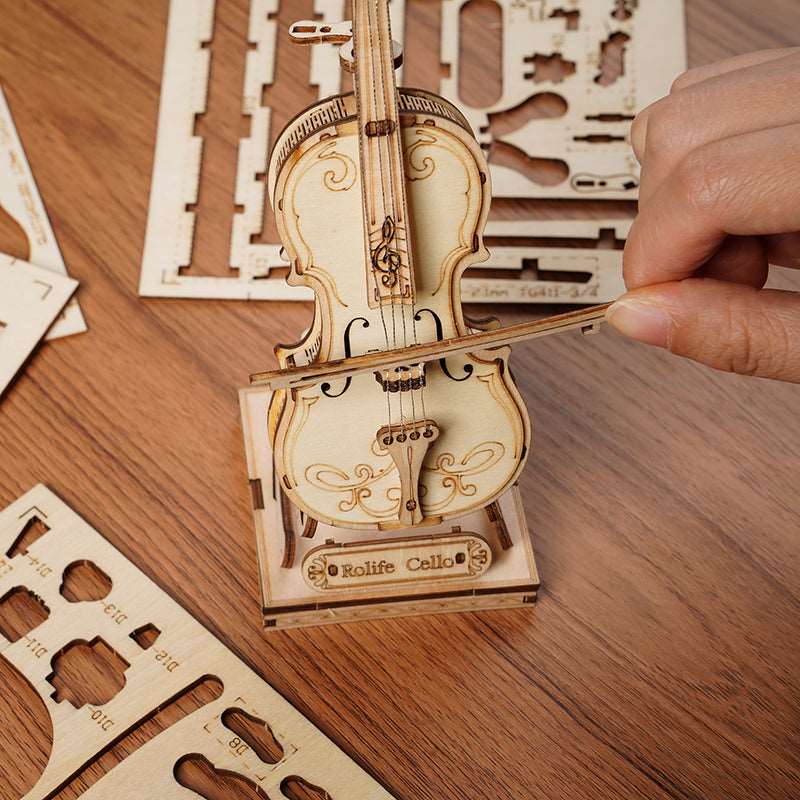 Cello 3D Wooden Puzzle