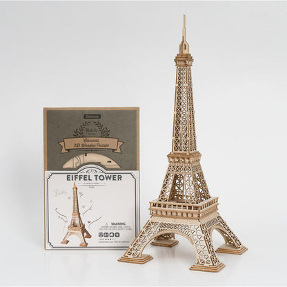 Eiffel Tower Model 3D Wooden Puzzle