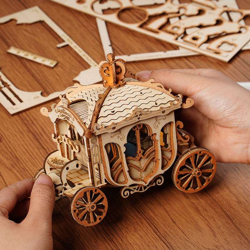 Classic Carriage 3D Wooden Puzzle