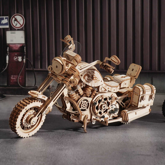 Cruiser Motorcycle LK504 3D Wooden Puzzle ROKR