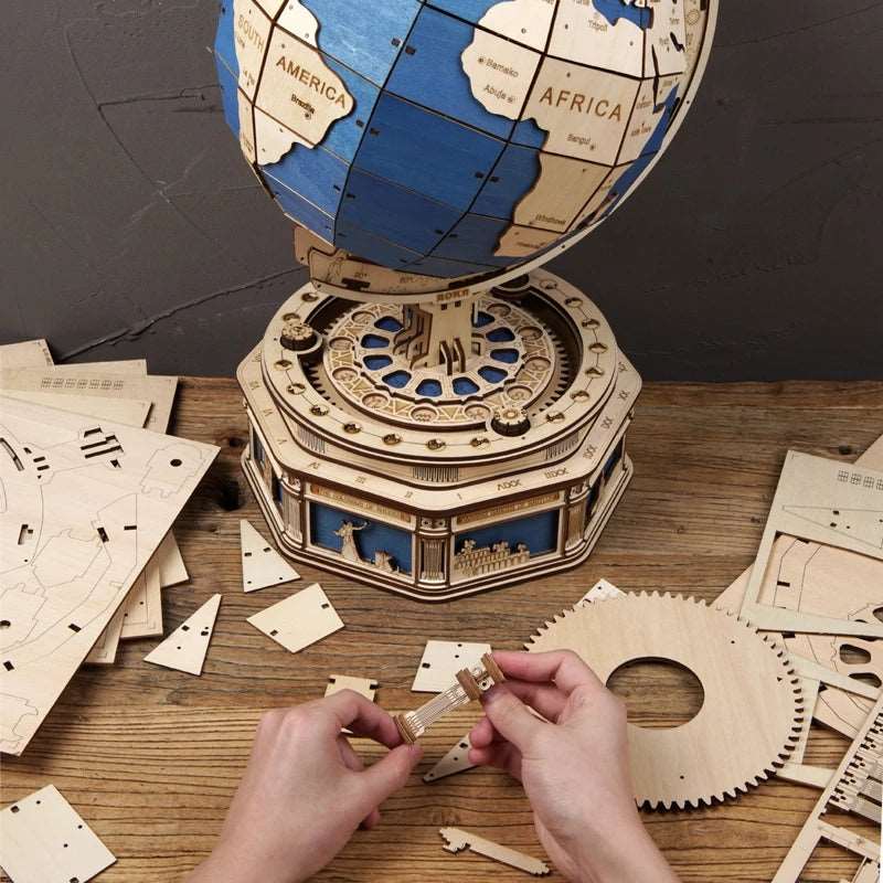 The Globe Model 3D Wooden Puzzle