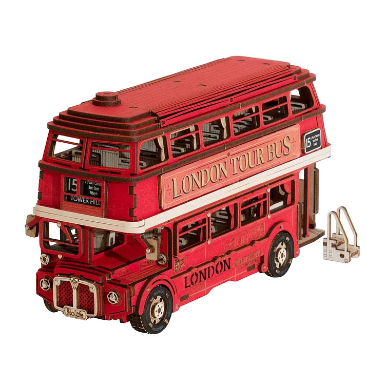 London Tour Bus 3D Wooden Puzzle